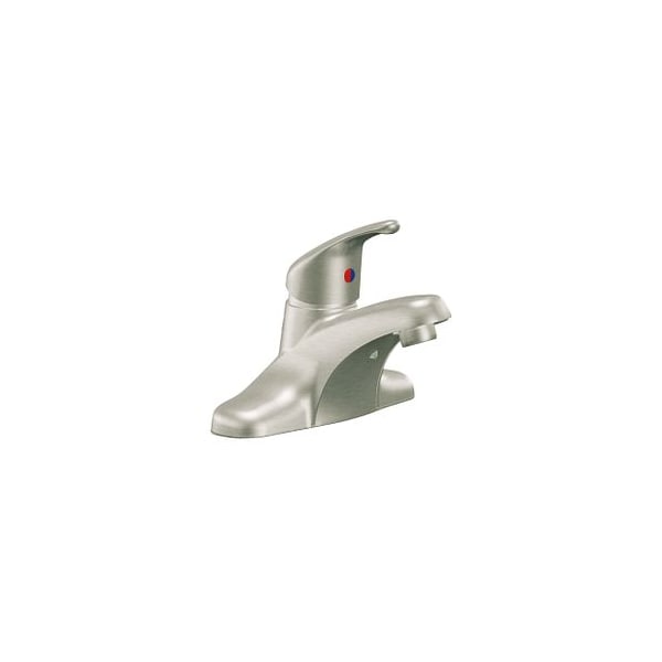 Brushed Nickel One-Handle Bathroom Faucet